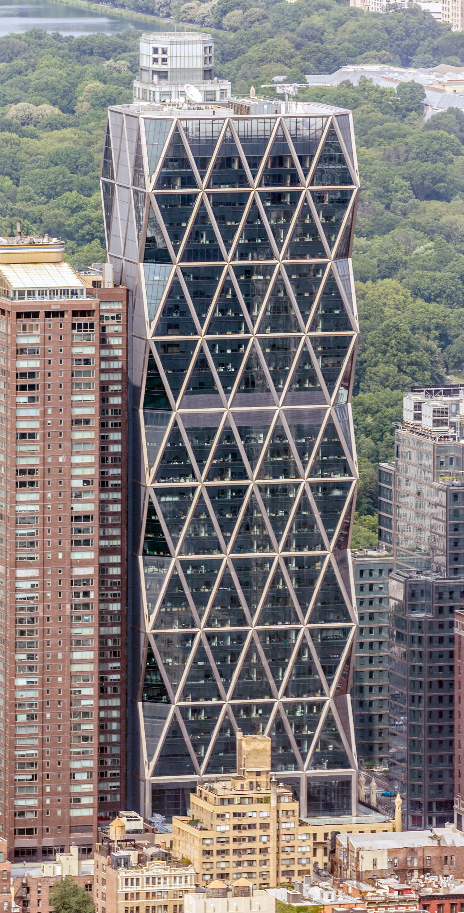Hearst Tower, New York City - View from The Edge. © Mathias Beinling